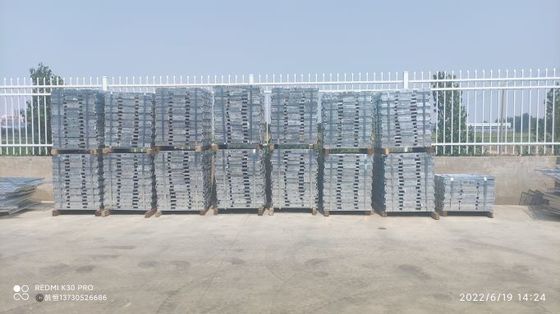 Weißes silbernes Stahlmetallgitter-Druck-Schweißens-heißes Bad galvanisierte