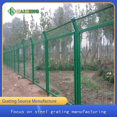 Grüner Draht Mesh Fencing Guardrail Netting des nicht rostenden Stahls