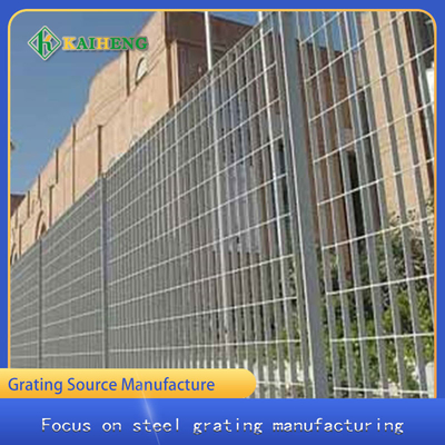 Straßen-1 Zoll-Draht-Mesh Metal Grate Fencing With-Plastikbahnsprühen im Freien