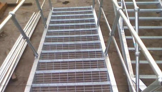 ODM lief Wohnmetall galvanisierte Treppen-Schritte weg