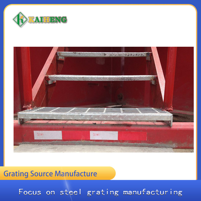 Stangen-Gitter-Treppe des Metallt4 tritt Stahlleiter-Lager-Stangen bei 60mm Neigung